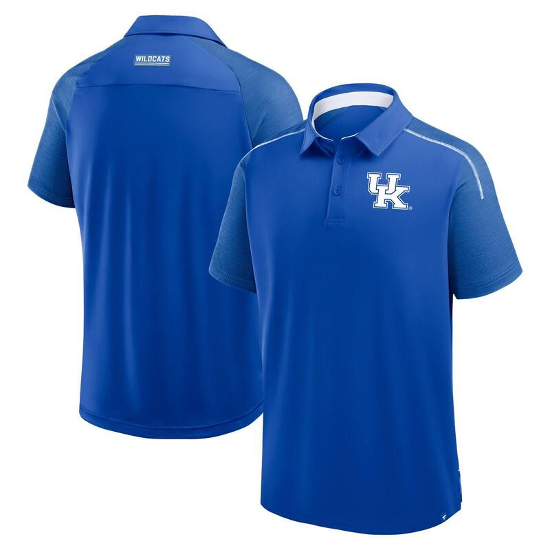 ファナティクス メンズ トップス プルオーバー スポーツシャツ Men\u0027s Fanatics Royal Kentucky Wildcats Take The Leadefenderaglan Polo Ken Blue 青色