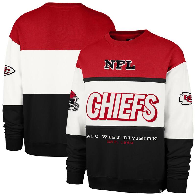 フォーティセブンブランド メンズ トップス Tシャツ スウェット マキシ 47 Brand Men's '47 Red/Blackansas City Chiefs Breeze Maximalist Sweatshirt Chf Red レッド｜ReVida 店 25,012円