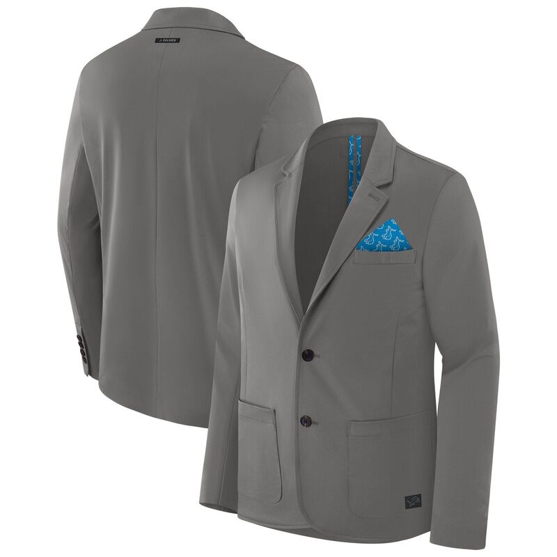 アンブランデッド メンズ アウター ジャケット・ブルゾン ブレザー Unbranded Men's J. Palmer Graphite Detroit Lions Man-In-Motion Blazer Lns Dark G グラファイト 31,720円