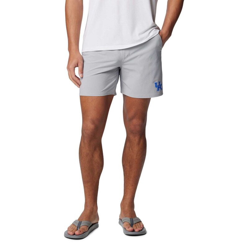 コロンビア メンズ ボトムス ハーフパンツ・ショーツ ショートパンツ Men Columbia Gray Kentucky Wildcats PFG Terminal Roamer Omni-Shade Stretch Shorts Ken Grey グレー