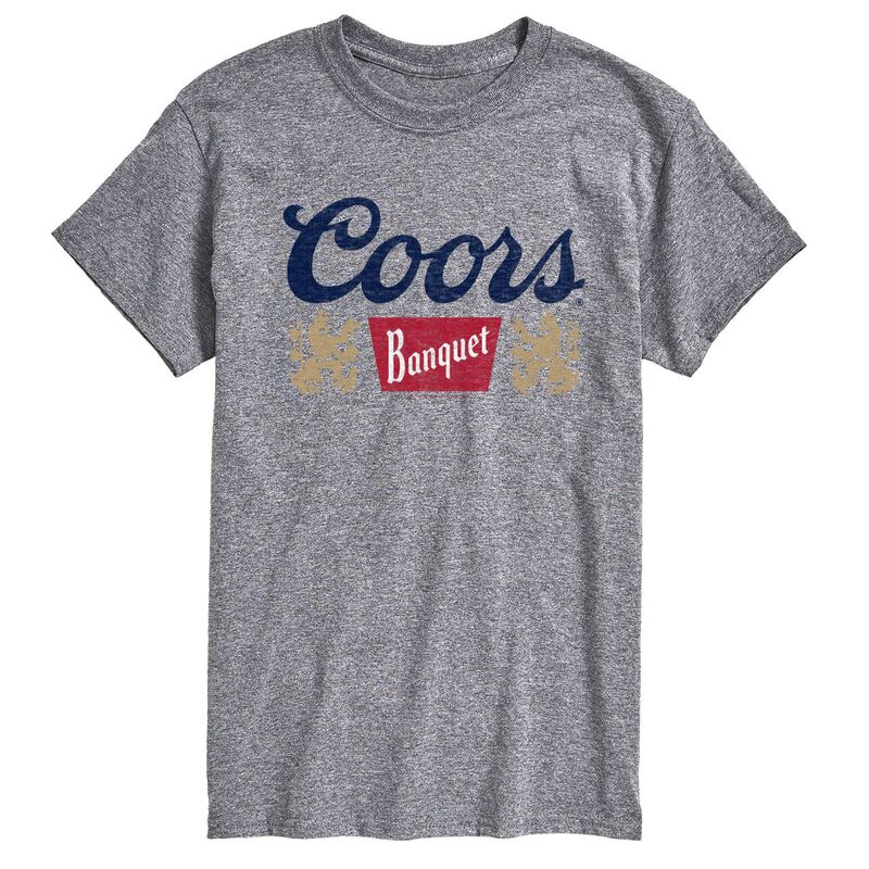 アニメキャラクター メンズ トップス Tシャツ ヴィンテージ トール ロゴ グラフィック Licensed Character Big & Tall Coors Banquet Vintage Logo Graphic Tee Athletic Heather ヘザー