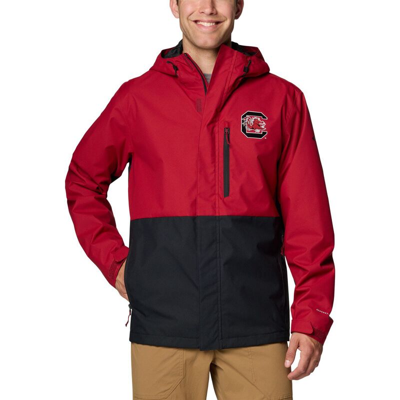 コロンビア メンズ アウター ジャケット・ブルゾン Men's Columbia Garnet South Carolina Gamecocks Field Bound Omni-Tech Full-Zip Jacket Scred レッド