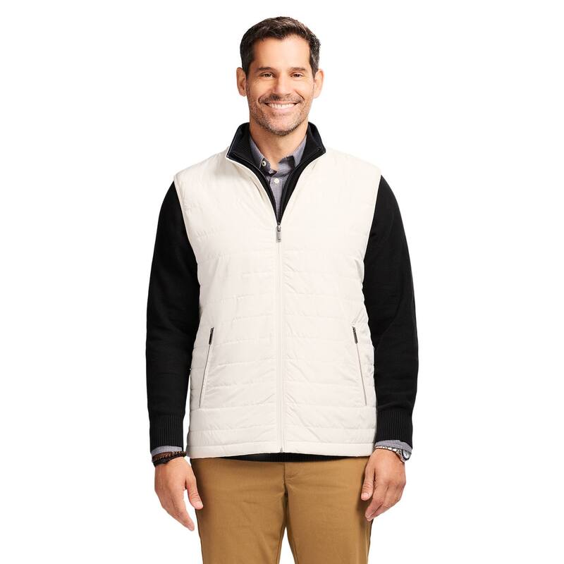 アイゾッド メンズ アウター ジャケット・ブルゾン ベスト Men's IZOD Puffer Vest Silver Birch シルバー