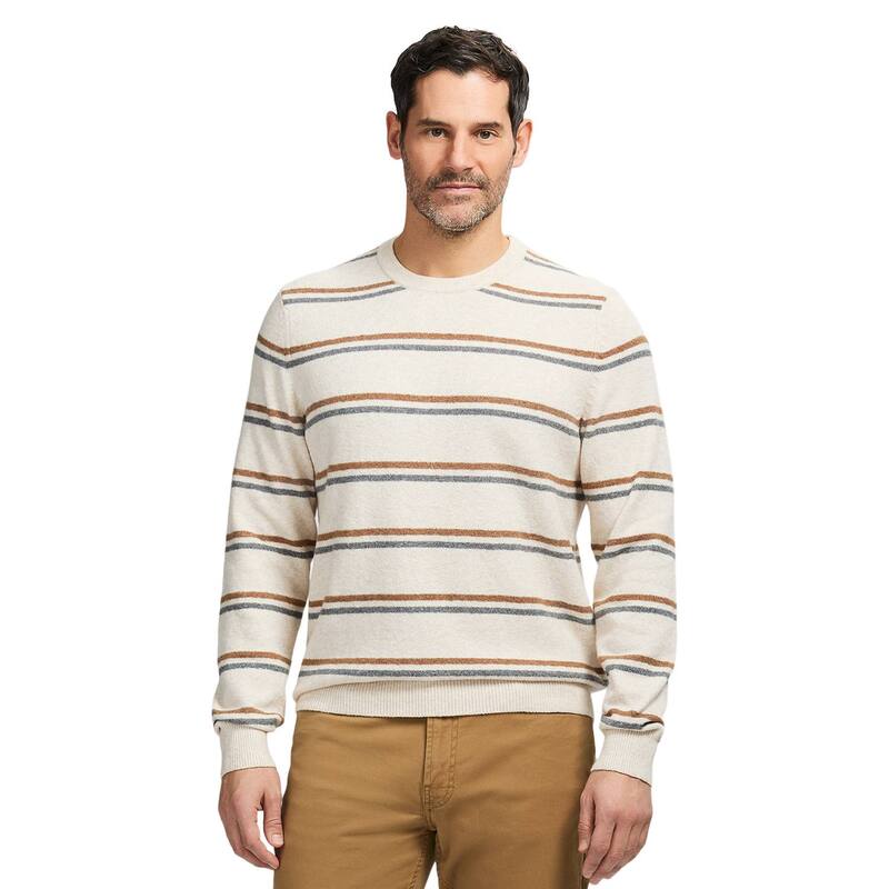 アイゾッド メンズ アウター ニット・セーター クルーネック Men's IZOD Soft Yarn Crewneck Sweaterock Heather Stripe ヘザー|ReVida 店