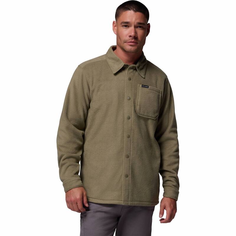 コロンビア メンズ トップス Tシャツ ジャケット Men's Columbia Steens Mountain Solid Shirt Jacket Stone Green グリーン