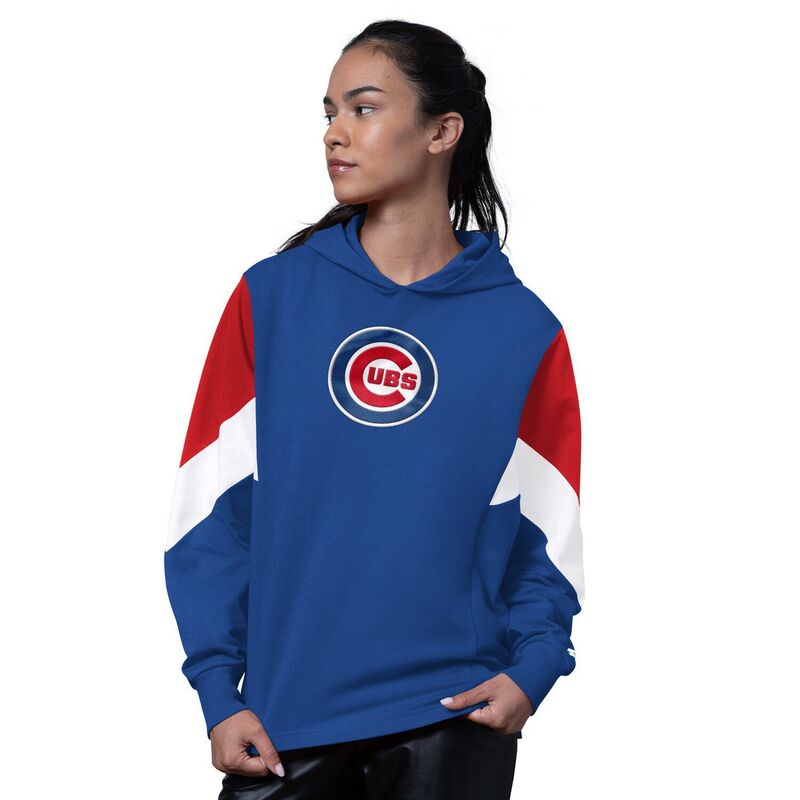 スターター レディース トップス Tシャツ パーカー Women'starteroyal Chicago Cubscrimmage Pullover Hoodie Cublue ブルー
