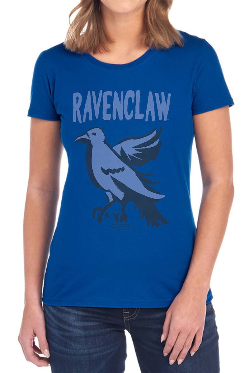 アニメキャラクター レディース トップス Tシャツ グラフィック Licensed Character Juniors' Harry Potteravenclaw Graphic Tee Dark Blue ブルー 5,936円