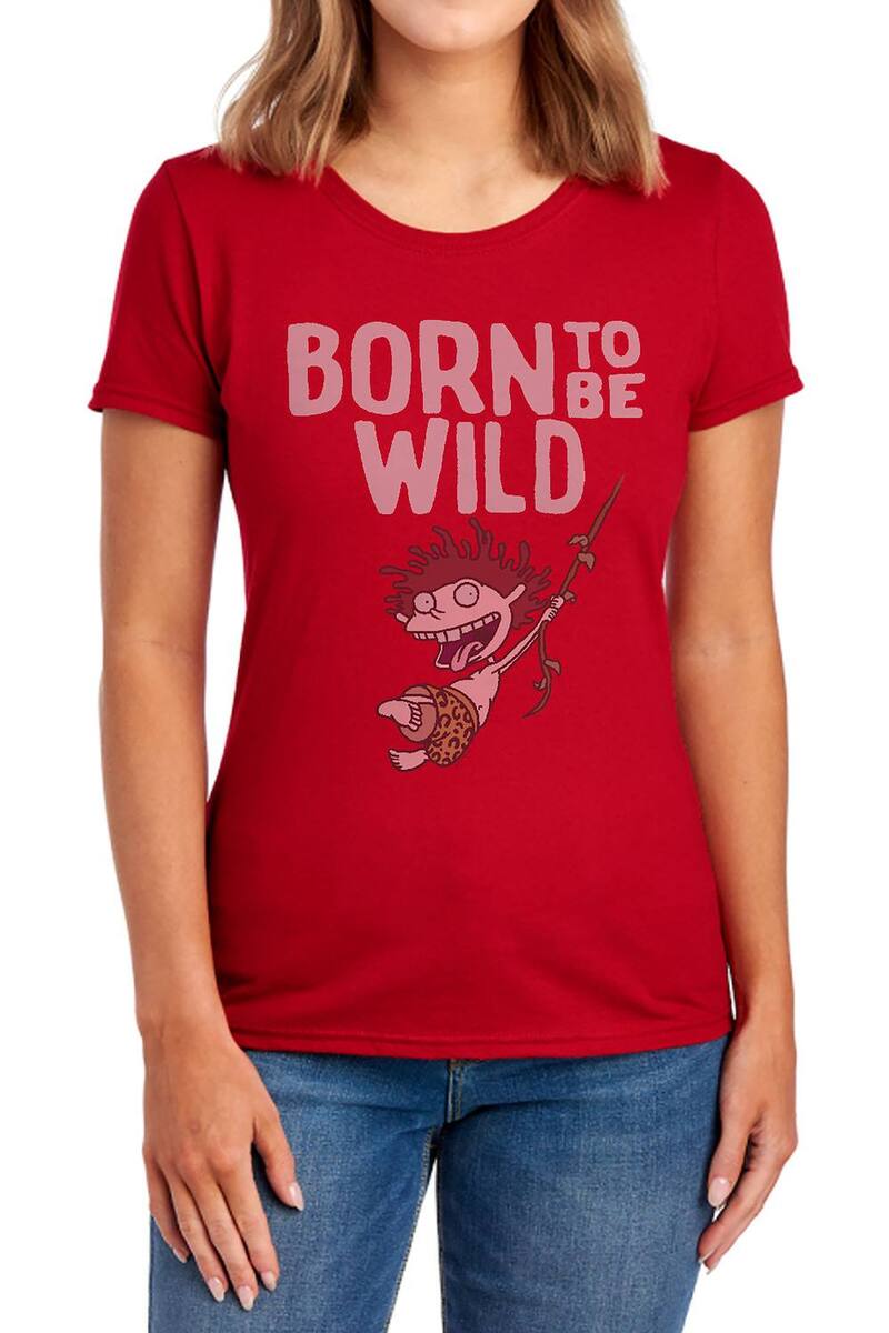 アニメキャラクター レディース トップス Tシャツ グラフィック Licensed Character Juniors' Wild Thornberrys Born To Be Wild Graphic Tee Red レッド 6,106円