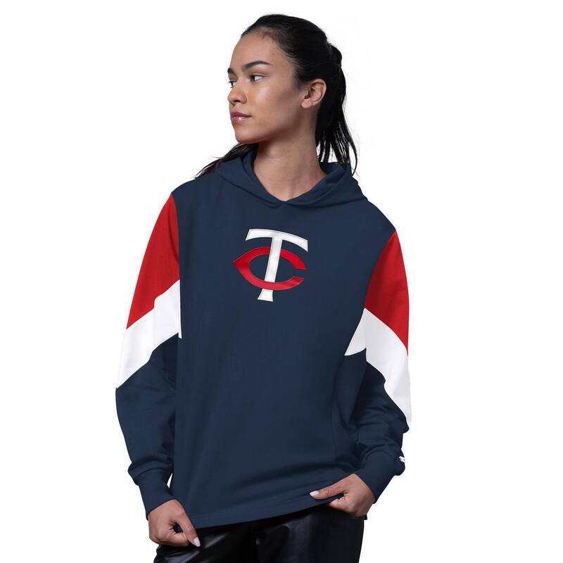 スターター レディース トップス Tシャツ パーカー Women'starter Navy Minnesota Twinscrimmage Pullover Hoodie Twnavy ネイビー