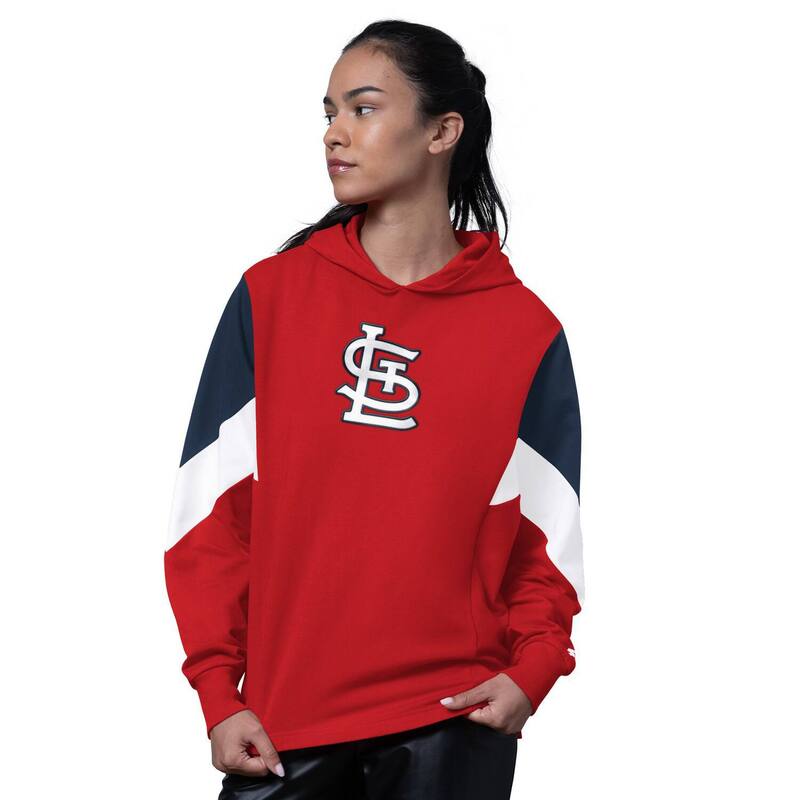 スターター レディース トップス Tシャツ パーカー Women'startered St. Louis Cardinalscrimmage Pullover Hoodie Crd Red レッド