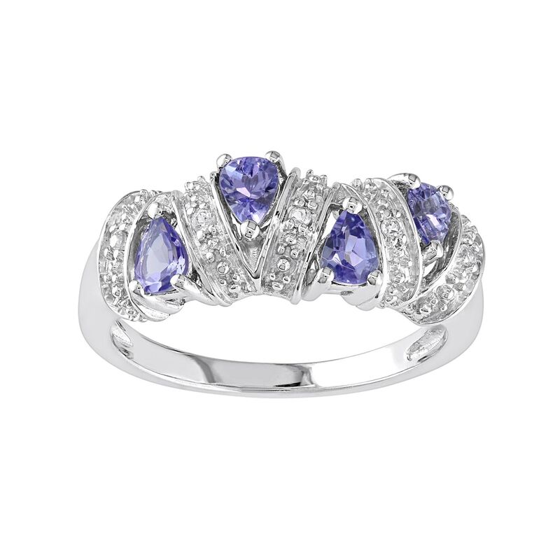ステラ グレース レディース アクセサリー リング Stella Grace Sterling Silver Tanzanite Ring Purple パープル