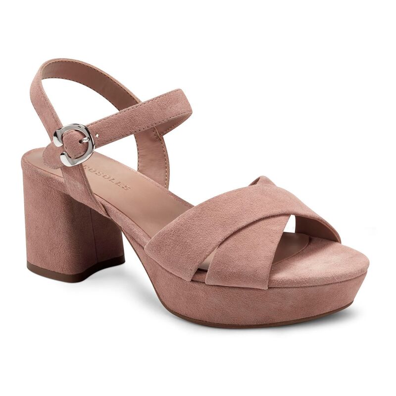 エアロソールズ レディース シューズ パンプス サンダル スエード ヒール Aerosoles Cosmos Womenuede Heeledressandals Blushe Suede