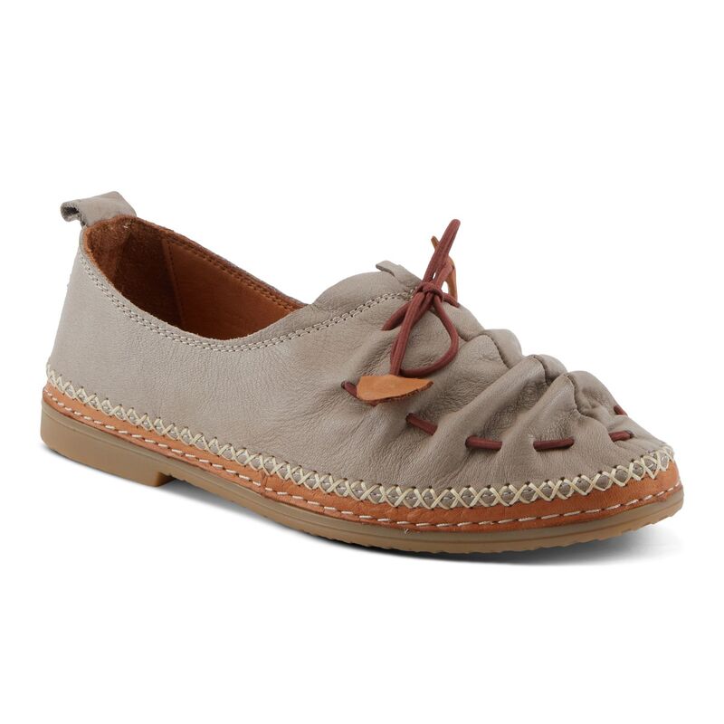 スプリングステップ レディース シューズ スリッポン・ローファー レザー Spring Step Brandal Women's Leather Loafers Taupe トープ