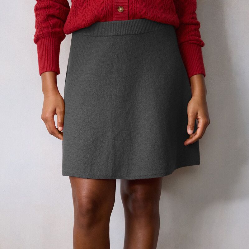 LC Lauren Conrad レディース 下つ方スコート プチ ミニ スウェーター Petite LC Lauren Conrad Mini Sweater Skirt Gunmetal 鵞鳥金属元素