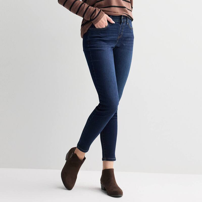 ソノマ レディース ボトムス デニムパンツ ジーンズ Women'sonoma Goods For Life Mid Rise Pull On Skinny Jeans Rinse｜ReVida 店