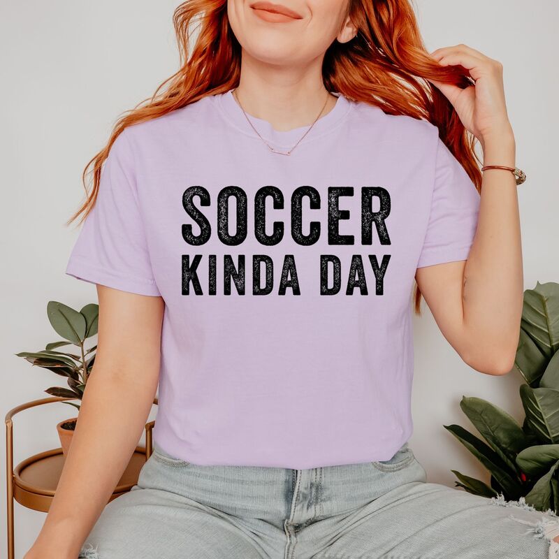 Simply Sage Market レディース トップス ティーシャツ Simply Sage Market Soccer Kinday Garment Dyed Tee Orchid サルヴィア Tシャツ・カットソー-トップス-レディースファッション