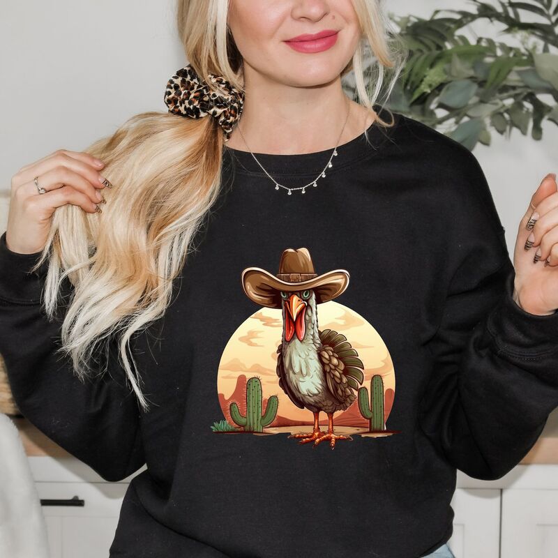 Simply Sage Market レディース トップス Tシャツ スウェット Simply Sage Marketurkey Bird Western Sweatshirt Midnight セージ
