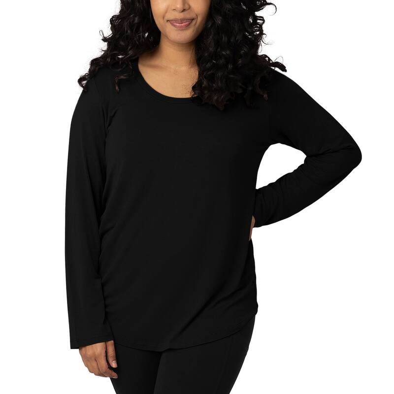 キンドリッド ブレイブリー レディース トップス Tシャツ マタニティ Maternity Kindred Bravely Long Sleeve Nursing T-Shirt Black ブラック