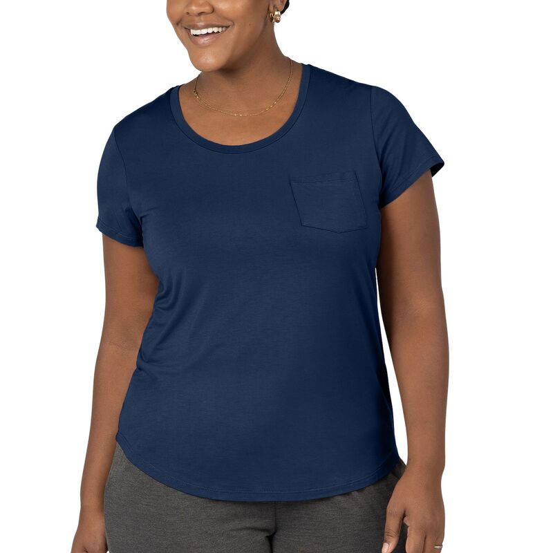 キンドリッド ブレイブリー レディース トップス Tシャツ マタニティ Womens Kindred Bravely Everyday Maternity & Nursing T-shirt Blue ブルー｜ReVida 店