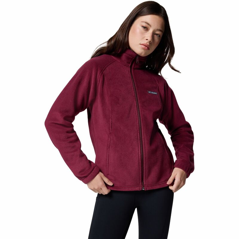 コロンビア レディース アウター 上衣・上衣 フリース Women\u0027s Columbia Benton Springs Zip-Front Fleece Jacket Rich Wine ブドウ酒 レディースファッション-コート・ジャケット