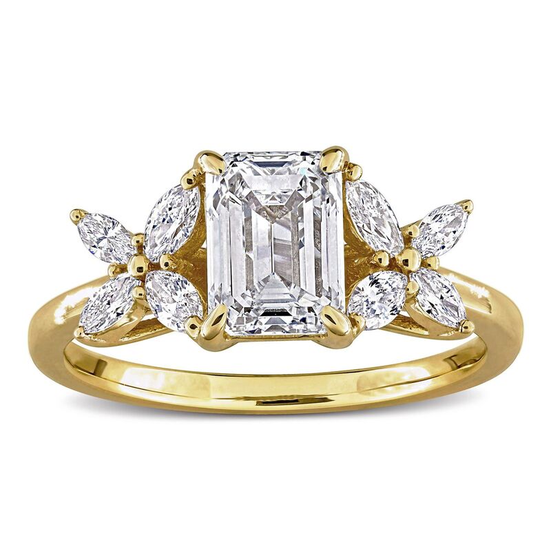 ステラ グレース レディース アクセサリー リング Stella Grace 14k Gold 1 4/5 Carat.W. Emerald & Marquise-Cut Lab-Grown Diamond Engagement Ring 14k Gold ゴールド|ReVida 店
