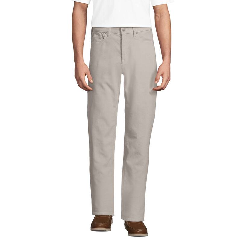 ランズエンド メンズ ボトムス カジュアルパンツ コーデュロイ Men's Lands' End Corduroy Classic Fit 5 Pocket Pants Dusk Gray グレー｜ReVida 店