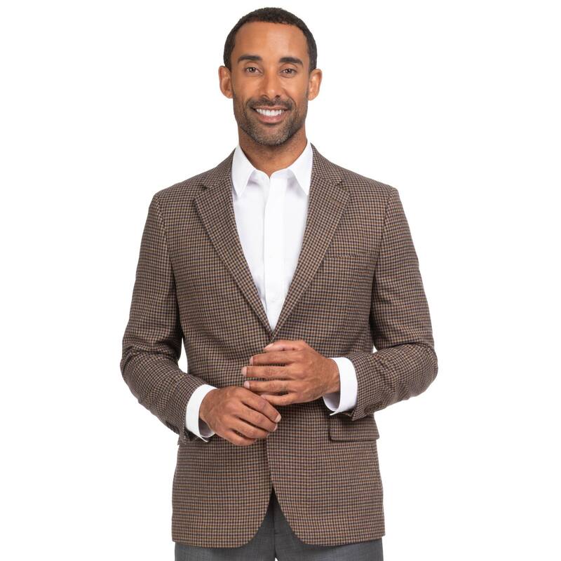ナウティカ メンズ アウター ジャケット・ブルゾン コート Men's Nautica Fashion Sport Coat Brown Check ブラウン