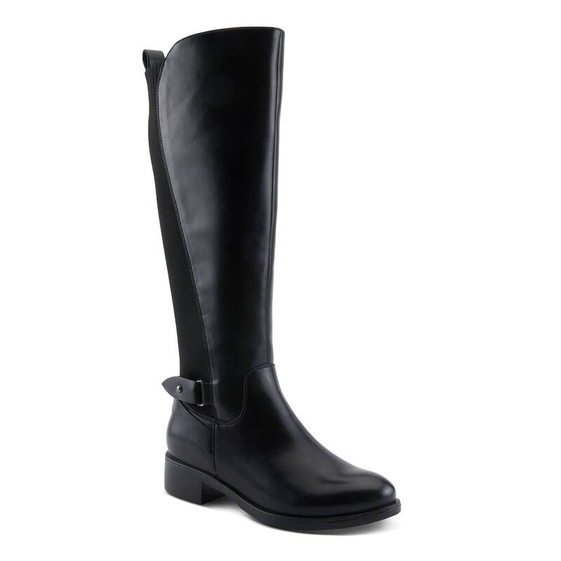 パトリシア レディース シューズ ブーツ・レインブーツ トール 編み物 Patrizia Papina Women\u0027s Knit Back Tall Boots Black 黒いこと その他-レディース靴-靴