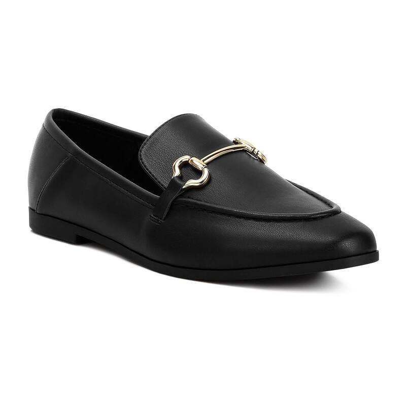 ロンドンラグ レディース シューズ スリッポン・ローファー London Rag Finola Women's Bit Detailoafers Black ブラック