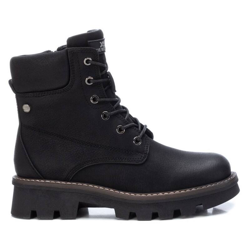 キシタイ レディース シューズ ブーツ・レインブーツ XTI Women's Combat Boots 141959 Black ブラック|ReVida 店