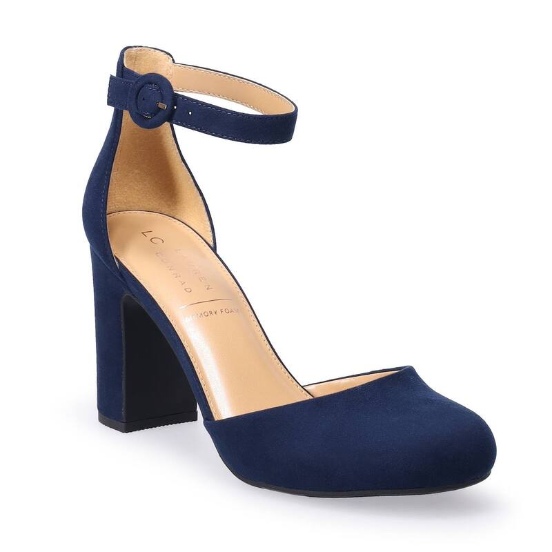 LC Lauren Conrad レディース シューズ パンプス ヒール LC Lauren Conrad Hydrangea Women's Higheels Navy ネイビー