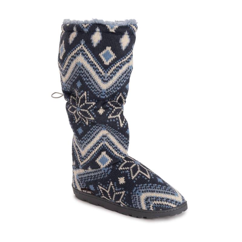 ムクルクス レディース シューズ サンダル ブーツ ニット MUK LUKS Tabbi Toggle Women's Knit Winter Boots Twilight