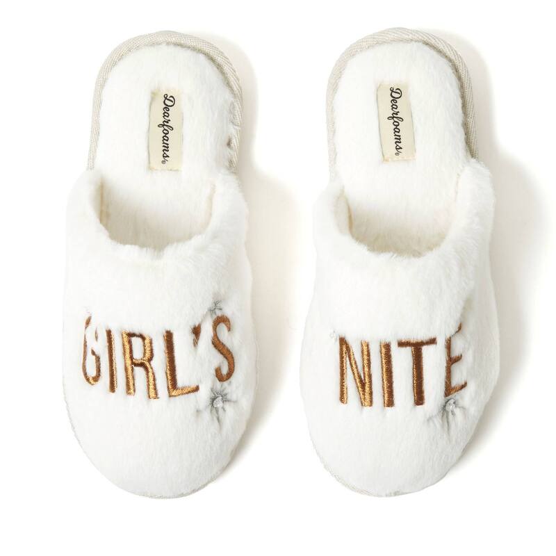 ディアフォームズ レディース シューズ サンダル Dearfoams Celebration Women'slippers Alabaster