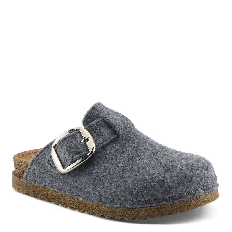 フレクサス レディース シューズ サンダル Flexus by Spring Step Cloggiller Women'slip-On Clogs Dark Gray グレー|ReVida 店