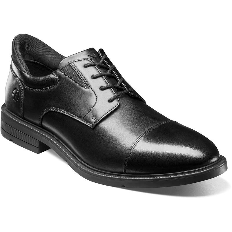ノンブッシュ メンズ シューズ オックスフォード キャップ Nunn Bush KoreZ Icon Men's Cap-Toe Oxford Shoes Black ブラック