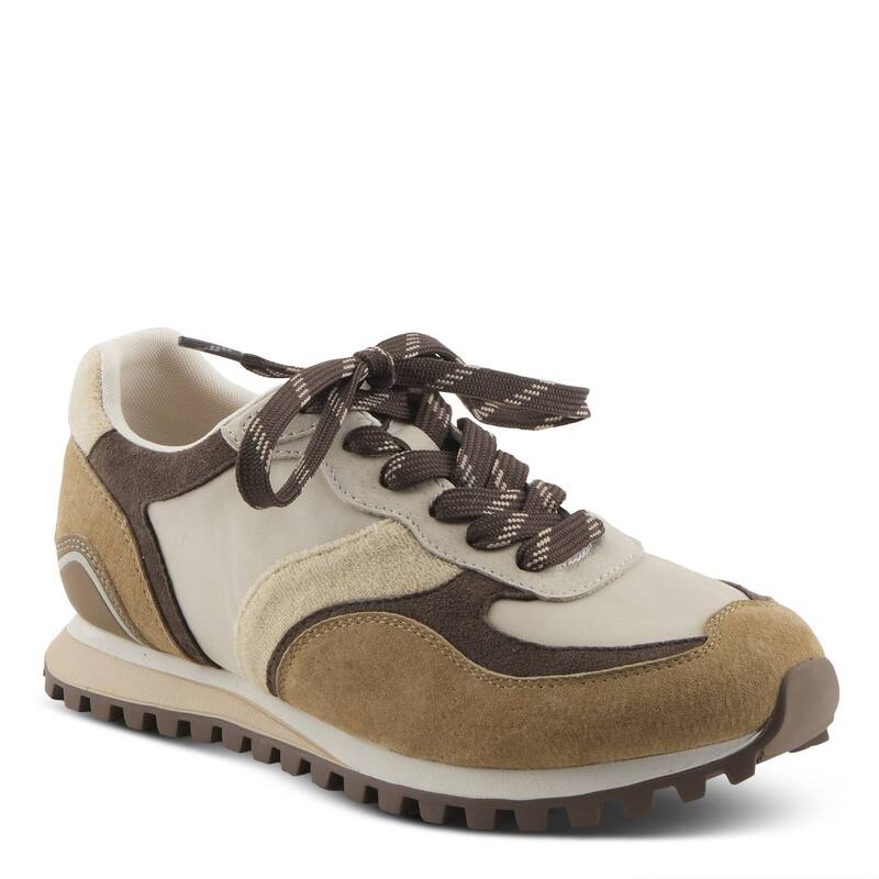 パトリシア レディース シューズ スニーカー レース Patrizia Fiodh Women's Lace-Up Fashion Sneakers Taupe Multi トープ