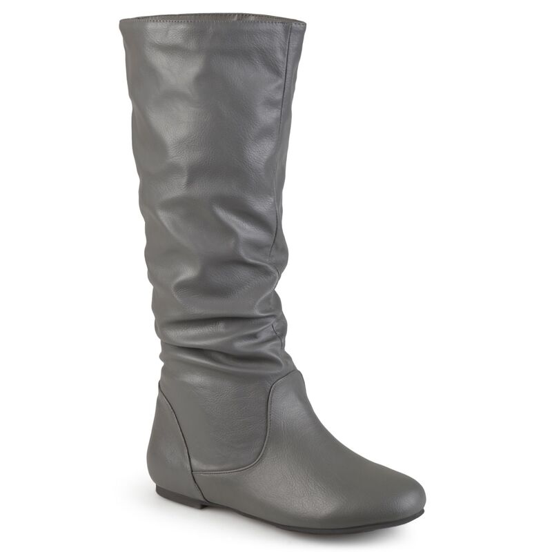 ジュルネ コレクション レディース シューズ ブーツ・レインブーツ Journee Collection Jayne Women's Knee-High Boots Gray グレー