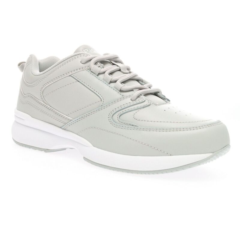 プロペット レディース シューズ スニーカー レザー Propet Lifewalker Women's Leather Sport Sneakers Light Grey グレー