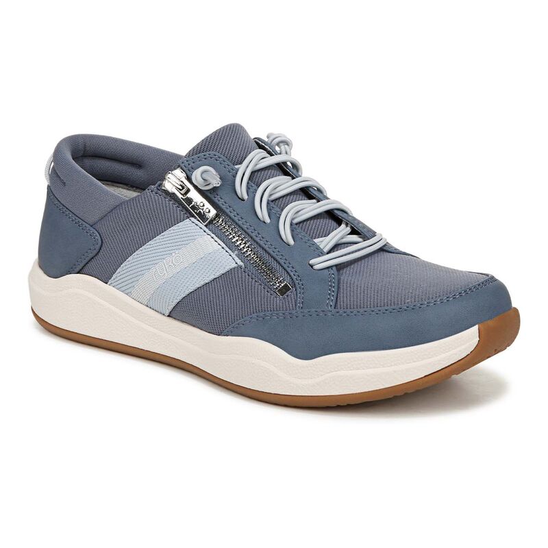 ライカ レディース シューズ スニーカー Ryka Carefree Zip Women'slip-on Sneakers Flintstone Blue ブルー