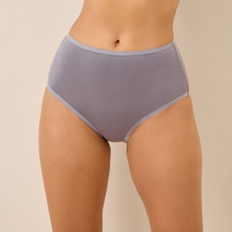 パクト レディース アンダーウェア パンツ コットン Pact Everyday High Rise Brief 5-Pack Made With Cotton Lavender Petals ラベンダー