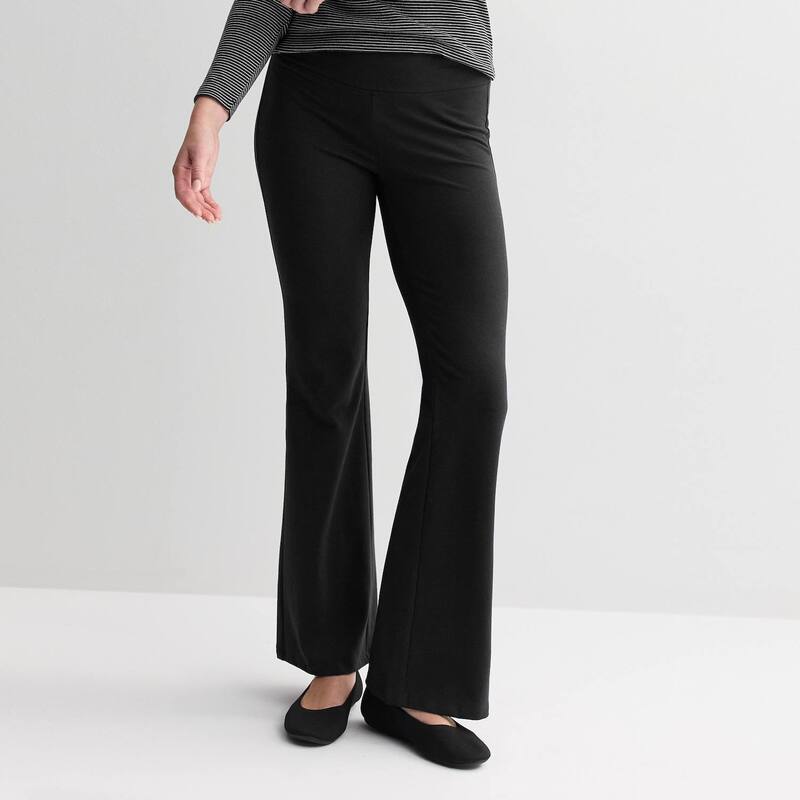 ソノマ レディース ボトムス カジュアルパンツ レギンス Women'sonoma Goods For Life High Rise Flare Leggings Pitch Black ブラック