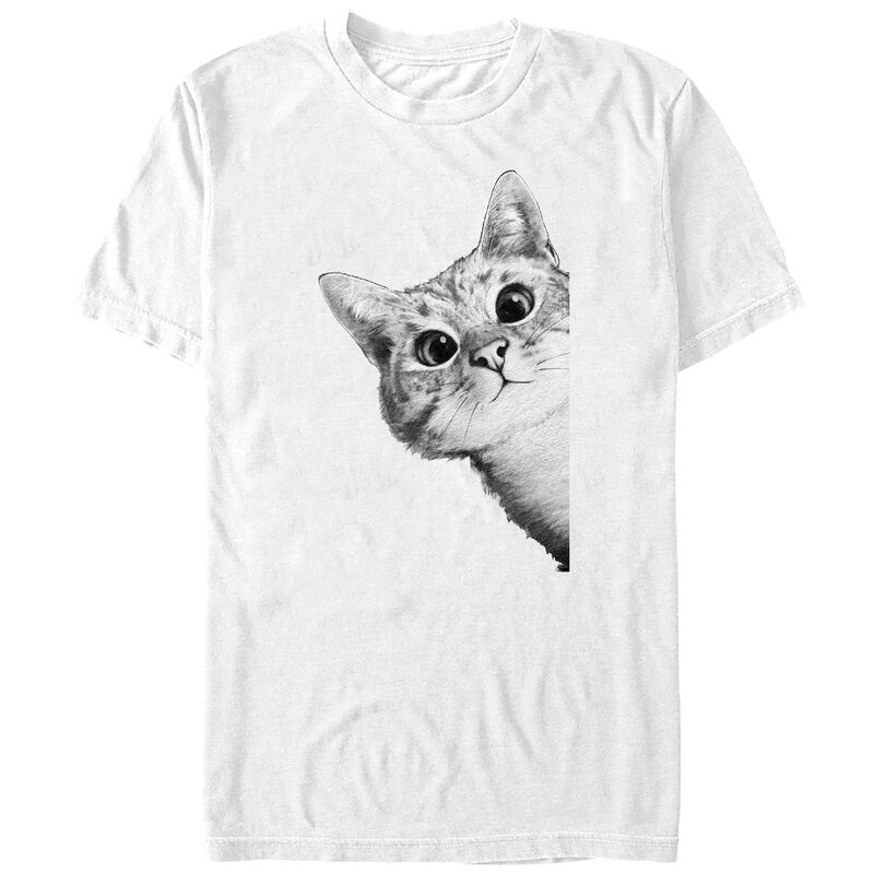 アニメキャラクター メンズ トップス Tシャツ トール グラフィック Licensed Character Big & Tall Sneaky Kitty Graphic Tee White ホワイト 6,699円
