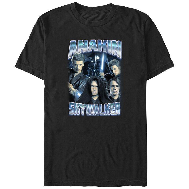 スター ウォーズ メンズ トップス Tシャツ トール グラフィック Big & Tall Star Wars Anakin Skywalker Collage Graphic Tee Black ブラック