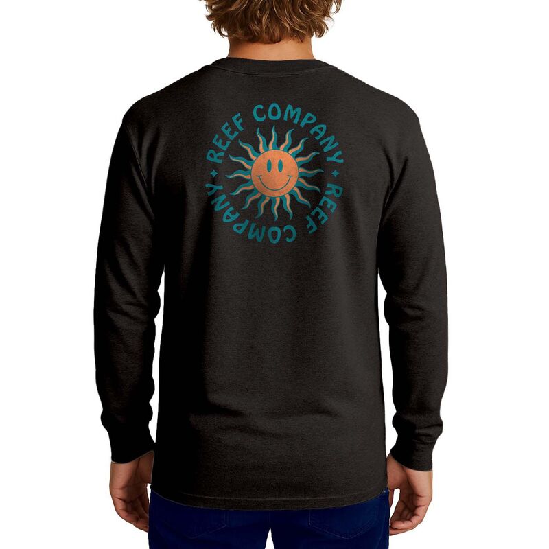 リーフ メンズ トップス Tシャツ グラフィック Men's REEF Vibes Long Sleeve Graphic Tee Black ブラック｜ReVida 店
