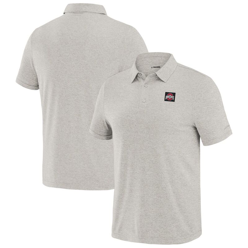 アンブランデッド メンズ トップス プルオーバー スポーツシャツ 落ちこむ Unbranded Men\u0027s J. Palmer Cream Ohio State Buckeyes Four Down Polosu White 白いこと