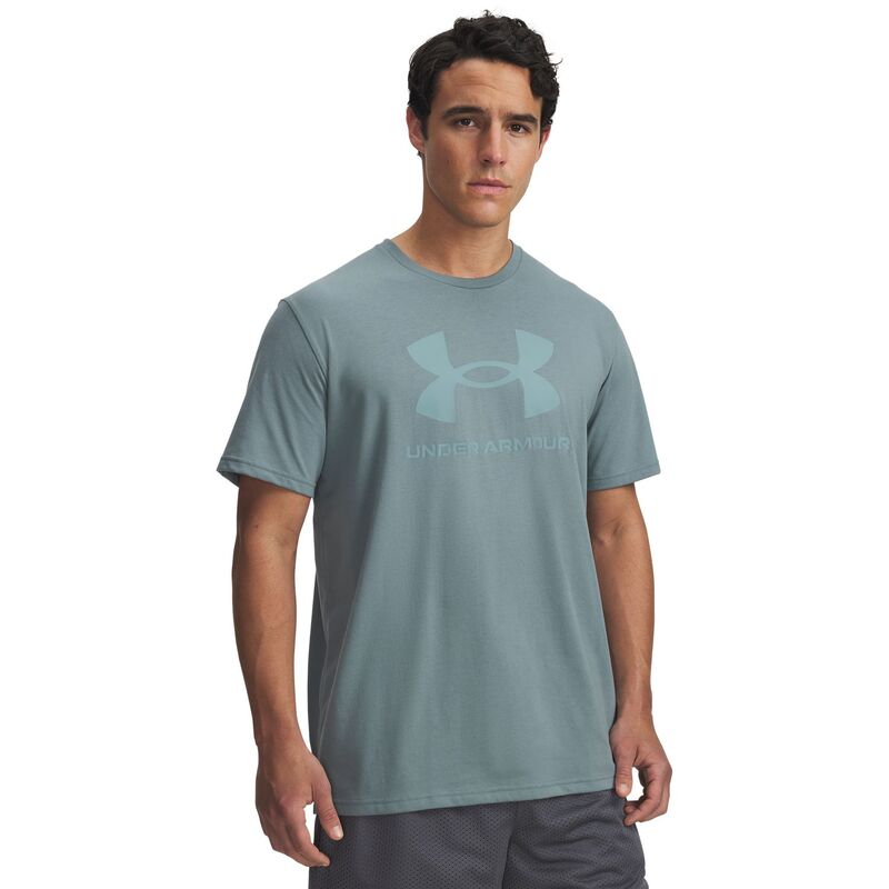 アンダーアーマー メンズ トップス Tシャツ ロゴ グラフィック Men's Under Armour Logo Short Sleeve Graphic Tee Jasper Blue ブルー