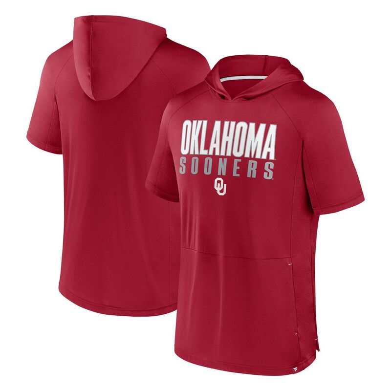 ファナティクス メンズ トップス Tシャツ パーカー Men's Fanatics Crimson Oklahoma Sooners Coread Hoodie T-Shirt Okl Red レッド
