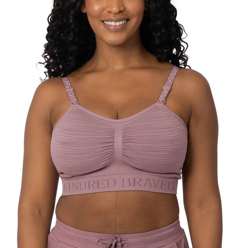 キンドリッド ブレイブリー レディース アンダーウェア ブラジャー マタニティ Maternity Kindred Bravely Sublime Hands-Free Pumping Nursing Bra Purple パープル
