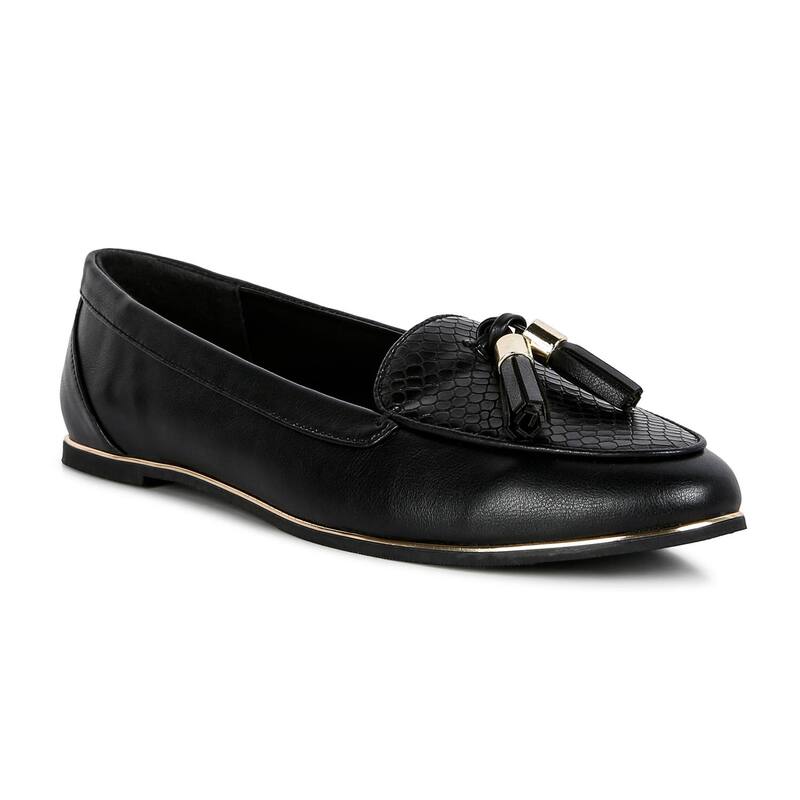 ロンドンラグ レディース シューズ サンダル ローファー London Rag Cabbose Women's Loafers Black ブラック