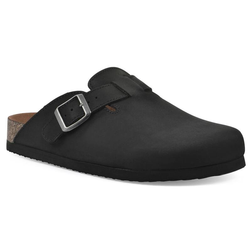 ホワイトマウンテン レディース シューズ サンダル White Mountain Bari Women's Clogs Black Leather ブラック|ReVida 店